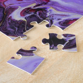 Farbton Acrylfarbe, abstrakt. Puzzle (Seite)