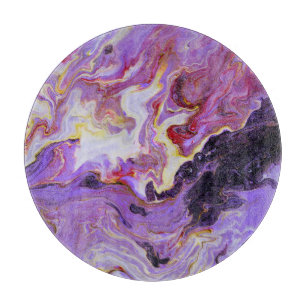 Farbton Acrylfarbe, abstrakt. Schneidebrett