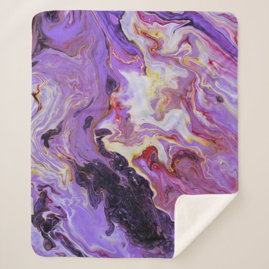 Farbton Acrylfarbe, abstrakt. Sherpadecke (Vorderseite)