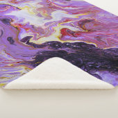 Farbton Acrylfarbe, abstrakt. Sherpadecke (3/4)