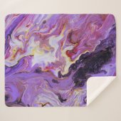 Farbton Acrylfarbe, abstrakt. Sherpadecke (Vorderseite (Horizontal))