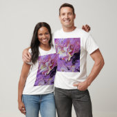 Farbton Acrylfarbe, abstrakt. T-Shirt (Unisex)