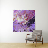 Farbton Acrylfarbe, abstrakt. Wandteppich (Beispiel)