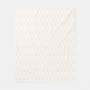 Farbton Beige und Weiß Fleecedecke