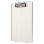 Farbton Beige und Weiß Klemmbrett (Links)
