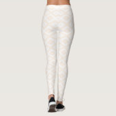 Farbton Beige und Weiß Leggings (Rückseite)