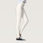 Farbton Beige und Weiß Leggings (Rechts)