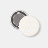 Farbton Beige und Weiß Magnet (Vorderseite/Rückseite)