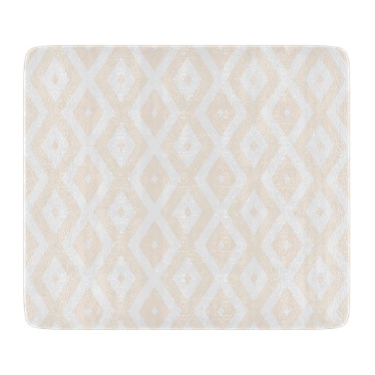 Farbton Beige und Weiß Schneidebrett (Vorderseite)