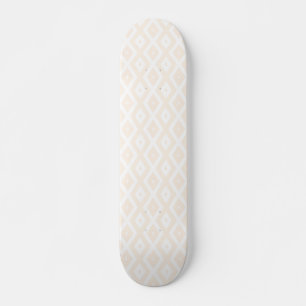 Farbton Beige und Weiß Skateboard