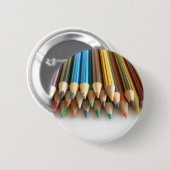 Farbton-Bleistifte Button (Vorne & Hinten)