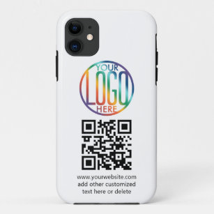 Farbton   Business Logo und Promo QR Code Tough Case-Mate iPhone Hülle