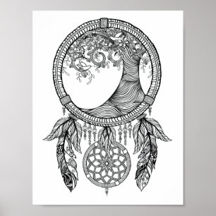 Farbton Dreamcatcher Plakat