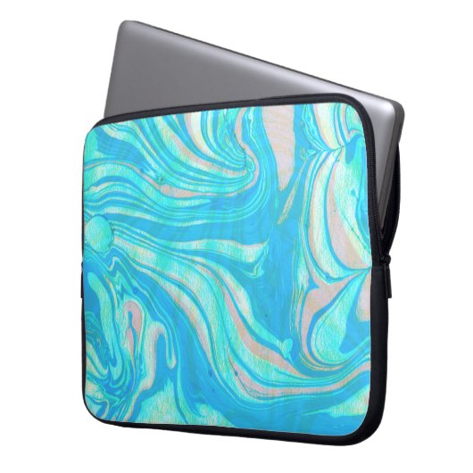 Farbton einfügen - Marmorstein Laptopschutzhülle (Vorderseite Links)