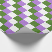 Farbton für Genderqueere, pattergeschütztes Papier Geschenkpapier (Ecke)