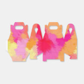 Farbton Rosa, Orange und Gelb Geschenkschachtel (Ungefaltet)