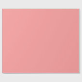 Farbton schlicht Blush Corpour Peach Geschenkpapier (Flach)