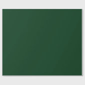 Farbton schlicht Forest Green Geschenkpapier (Flach)