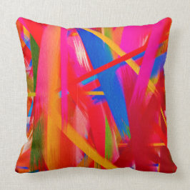 Farbton Spritzer Pinsel Stroke Kissen