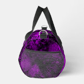 Farbton-Spritzer-Schlagwirkung Lila und schwarz Duffle Bag (Rechts)