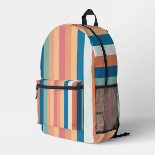 Farbton-Streifen Back To School Bedruckter Rucksack