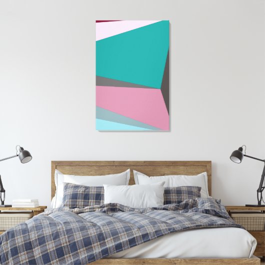 Farbtöne_03 Canvas-Druck Leinwanddruck (Insitu (Schlafzimmer))