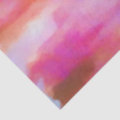 Farbtöne abstrakter Kunstmalerei in Rosa Seidenpapier (Detail)