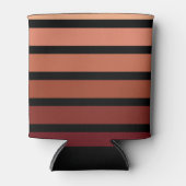 Farbtöne auf schwarzen Streifen Dosenkühler (Vorderseite)