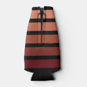 Farbtöne auf schwarzen Streifen Flaschenkühler (Rückseite)