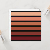 Farbtöne auf schwarzen Streifen Karte (Vorderseite/Rückseite Beispiel)