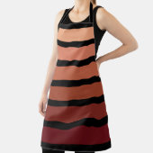 Farbtöne auf schwarzen Streifen Schürze (InSitu)