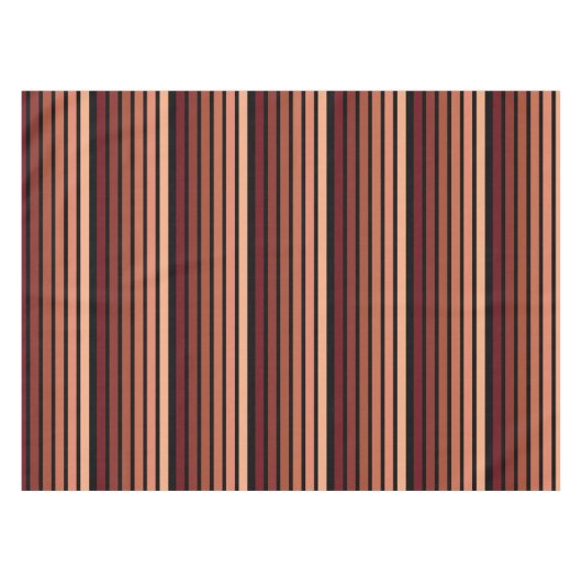 Farbtöne auf schwarzen Streifen Tischdecke (Vorderseite (Horizontal))