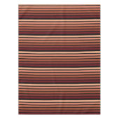 Farbtöne auf schwarzen Streifen Tischdecke (Vorderseite)