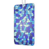 Farbtöne aus blau gestanztem Glas von Shirley Tayl Autolufterfrischer (Links)