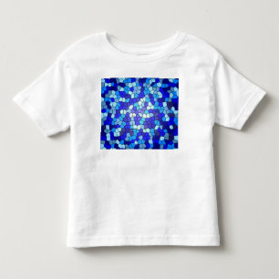 Farbtöne aus blau gestanztem Glas von Shirley Tayl Kleinkind T-shirt