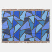 Farbtöne aus blauem Glasmuster Decke (Vorderseite)