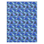Farbtöne aus blauem Glasmuster Tischdecke (Vorderseite)