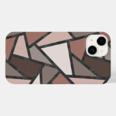 Farbtöne aus braunem Glasmuster Case-Mate iPhone Hülle (Rückseite (Horizontal))