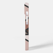 Farbtöne aus braunem Glasmuster Case-Mate iPhone Hülle (Rückseite / Links)
