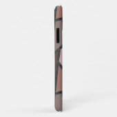 Farbtöne aus braunem Glasmuster Case-Mate iPhone Hülle (Hinten/Rechts)