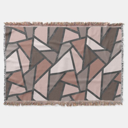 Farbtöne aus braunem Glasmuster Decke (Vorderseite)