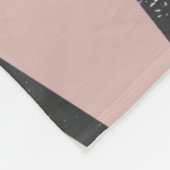 Farbtöne aus braunem Glasmuster Fleecedecke (Ecke)