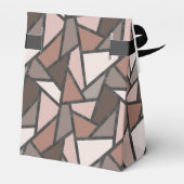 Farbtöne aus braunem Glasmuster Geschenkschachtel (Rückseite)