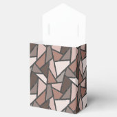 Farbtöne aus braunem Glasmuster Geschenkschachtel (Geöffnet)
