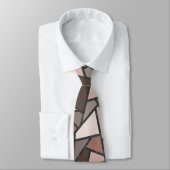 Farbtöne aus braunem Glasmuster Krawatte (Gebunden)