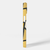 Farbtöne aus gelbem Glasmuster Case-Mate iPhone Hülle (Rückseite / Rechts)