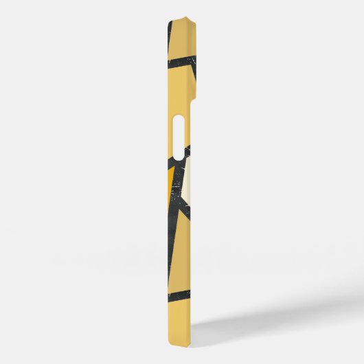 Farbtöne aus gelbem Glasmuster Case-Mate iPhone Hülle (Rückseite / Rechts)