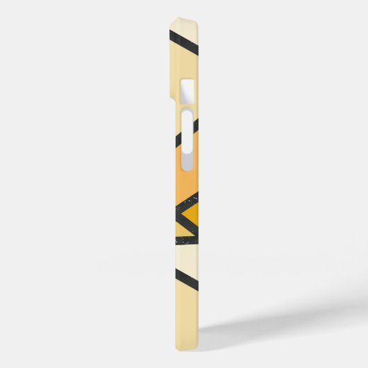 Farbtöne aus gelbem Glasmuster Case-Mate iPhone Hülle (Rückseite / Links)