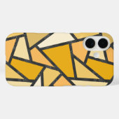 Farbtöne aus gelbem Glasmuster Case-Mate iPhone Hülle (Rückseite (Horizontal))