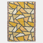 Farbtöne aus gelbem Glasmuster Decke (Vorderseite Vertikal)